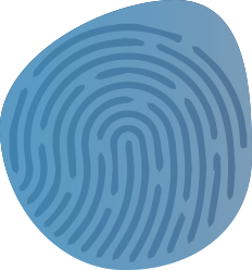Thumbprint digital button icon